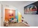 Cozy playroom with colorful walls and fun decor at 5172 S Cody Ct, Littleton, CO 80123