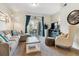 Inviting living room with a sliding glass door, plush seating and lots of natural light at 10056 W Unser Dr # 102, Littleton, CO 80127