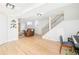 Spacious basement with stairs and a comfortable seating area at 277 S Gilpin St, Denver, CO 80209
