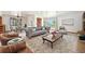 Spacious living room with large windows, hardwood floors, and comfortable seating at 3790 W 54Th Ave, Denver, CO 80221