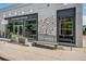 This Huckleberry Roasters storefront includes outside seating and distinctive wall art at 3790 W 54Th Ave, Denver, CO 80221