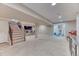 Spacious finished basement with bar area, carpeted floors, and recessed lighting at 8167 S Wabash Ct, Centennial, CO 80112