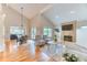 Spacious open floor plan with seamless flow between living and dining areas at 8167 S Wabash Ct, Centennial, CO 80112