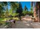 Large patio with built in grill great for backyard entertaining and outdoor relaxing at 7844 S Eudora Cir, Centennial, CO 80122