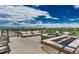 Relaxing rooftop terrace with fire pit and city views at 250 Columbine St # 210, Denver, CO 80206