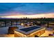 Stunning rooftop terrace with fire pit and city views at 250 Columbine St # 210, Denver, CO 80206