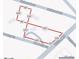 Lot lines overlaid on a map indicating property dimensions for the lot at 26167 De Berry St, Conifer, CO 80433