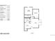 Detailed floorplan of a 1-bedroom apartment layout with dimensions and room names at 12120 Melody Dr # 308, Westminster, CO 80234