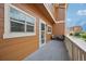 A cozy balcony with chairs offers a relaxing outdoor space at 18173 E Saskatoon Pl, Parker, CO 80134