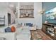 Comfortable living room with plenty of natural light and stylish furnishings at 18173 E Saskatoon Pl, Parker, CO 80134