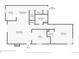 Floor plan showing the layout of the first floor, including dimensions at 10836 W Evans Ave # 29, Lakewood, CO 80227