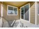 Exterior patio featuring ample space for seating and entertainment, and complemented by verdant shadows at 4238 S Netherland Cir, Aurora, CO 80013