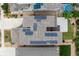 Aerial view of the home featuring solar panels on the roof at 18815 W 93Rd Ave, Arvada, CO 80007