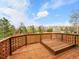 Spacious wooden deck perfect for outdoor entertaining with views of the neighborhood at 6343 Laguna Cir, Highlands Ranch, CO 80130