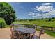 Backyard patio offers relaxing golf course views at 11208 W Ontario Ave, Littleton, CO 80127