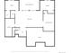 Basement floor plan featuring bedrooms, a great room, a movie/music room, ample storage, and a lower covered patio at 11208 W Ontario Ave, Littleton, CO 80127