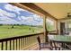 Enjoy the scenic golf course views from this covered patio at 11208 W Ontario Ave, Littleton, CO 80127
