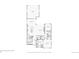 First floor plan displaying an open layout with primary bedroom and garage at 1104 Brocade Dr, Littleton, CO 80126