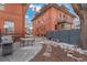 Backyard patio with grill and seating area at 1401 N Franklin St # 2, Denver, CO 80218