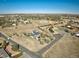 Aerial view of house and surrounding landscape at 16521 E Easter Way, Foxfield, CO 80016