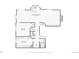 Basement floor plan of this house showing layout for laundry room, bathroom, bedroom and wet bar at 10 Long Bow Cir, Monument, CO 80132