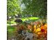 Scenic view of a lush common area with mature trees, manicured lawns, and inviting walking paths at 1755 S Pitkin St # B, Aurora, CO 80017