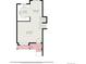 Floor plan displaying dimensions of the porch, living room, dining area, and kitchen at 11407 W 103Rd Ave, Broomfield, CO 80021