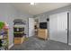 Bedroom with light walls, carpet flooring, a closet and a dresser at 5285 La Quinta Cir, Elizabeth, CO 80107