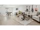 Finished basement with drumset, pool table, and guitars at 6361 Kenzie Cir, Castle Pines, CO 80108