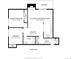 Detailed floor plan showcasing the layout of the home, including the kitchen, bedrooms, and balcony at 1350 Josephine St # 307, Denver, CO 80206