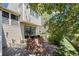 Enjoy the private patio, established trees, and greenspace in this backyard at 1011 Pierce St # 11, Lakewood, CO 80214