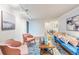 Spacious living area with hardwood floors and stylish seating at 10 N Ogden St # 5, Denver, CO 80218