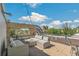 Rooftop deck with city views and string lights at 10 N Ogden St # 5, Denver, CO 80218