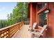 Expansive deck provides an ideal space for relaxing and outdoor living at 489 Harris Dr, Idaho Springs, CO 80452