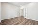 Bright home office with French doors, hardwood floors, and neutral paint at 18958 E 94Th Pl, Commerce City, CO 80022