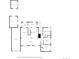 Black and white floor plan of the home layout at 3501 W 53Rd Ave, Denver, CO 80221