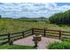 Beautiful backyard featuring a fire pit, green grass and mountain views, creating a perfect outdoor retreat at 2815 Dreamcatcher Loop, Castle Rock, CO 80109
