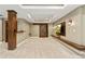 Spacious basement with modern lighting, sliding barn door and entertainment center, great for Gathering activities at 2815 Dreamcatcher Loop, Castle Rock, CO 80109