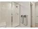 Modern shower features tile surround, sleek fixtures, and ample space at 23920 E 34Th Ave, Aurora, CO 80019