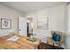 Calm home office design with a rustic desk, inviting atmosphere and decor at 1633 Gaylord St, Denver, CO 80206