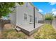 Back deck adjacent to a small fenced yard at 11845 W Tulane Dr, Morrison, CO 80465