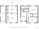 The floor plan displays the layout for both the first and second floors of the house at 11845 W Tulane Dr, Morrison, CO 80465