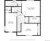 The upper floor plan includes the primary bedroom with walk-in closet and bath, two bedrooms and additional full bath at 11845 W Tulane Dr, Morrison, CO 80465