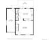 The main floor plan includes garage, living room, eat-in kitchen with access to the deck, laundry room and pantry at 11845 W Tulane Dr, Morrison, CO 80465