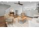 Open living space featuring hardwood floors, stylish decor, and a modern aesthetic at 11845 W Tulane Dr, Morrison, CO 80465