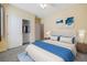 Light-filled bedroom with a closet and coordinated decor at 275 Gold Maple St, Brighton, CO 80601