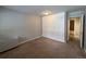 Cozy bedroom featuring carpet floors, large closet, and neutral-colored walls at 888 N Logan St # 2C, Denver, CO 80203