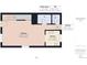 Detailed floor plan showcasing the layout of the lower level, including kitchen and living spaces at 8770 Rainbow Ave # B4, Denver, CO 80229