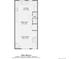 Main floor plan showing kitchen, living room and bath at 9618 W Chatfield Ave # E, Littleton, CO 80128