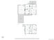 Detailed floor plan showcasing the layout of the home's main level and downstairs area at 1029 N Columbine St, Golden, CO 80403